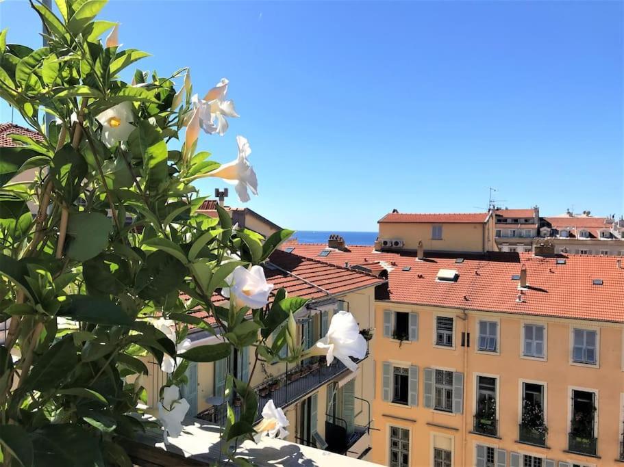 #9 Opera's Duplex Panoramic Sea View Terrace & Ac 1min To Apartamento Nice