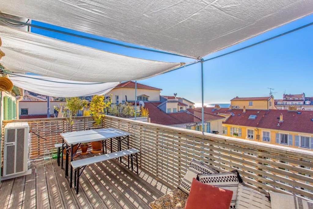 Apartamento #9 Opera's Duplex Panoramic Sea View Terrace & Ac 1min To Nice